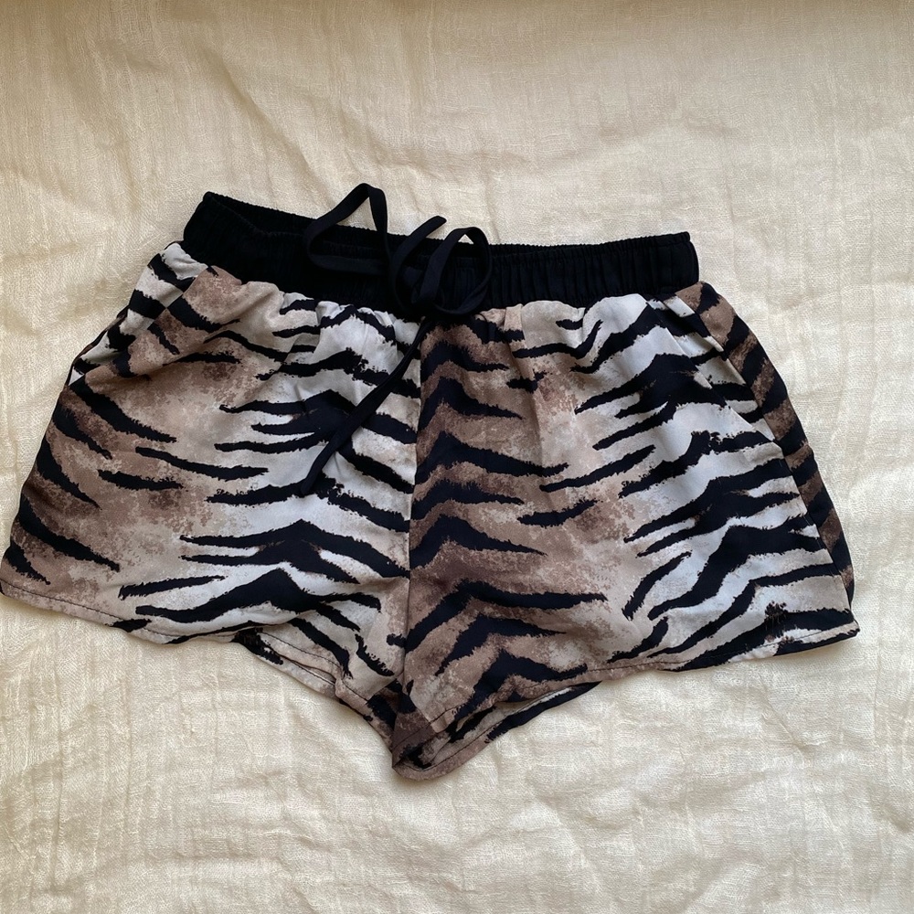 Animal Print Shorts